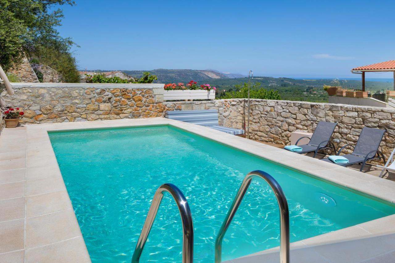 Olga'S Filoxenia - Villa Aladanos-Private Pool And Heated Jacuzzi Makhairoi Exterior photo